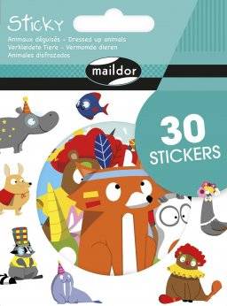 Sticky stickers verkeelde dieren | Maildor